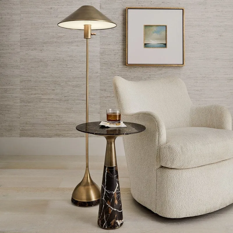 Kiss Floor Lamp in Michelangelo Marble