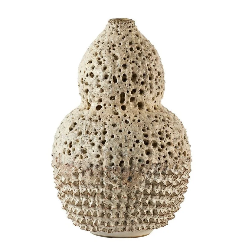 Out of my Gourd Vase in Off-White - Small