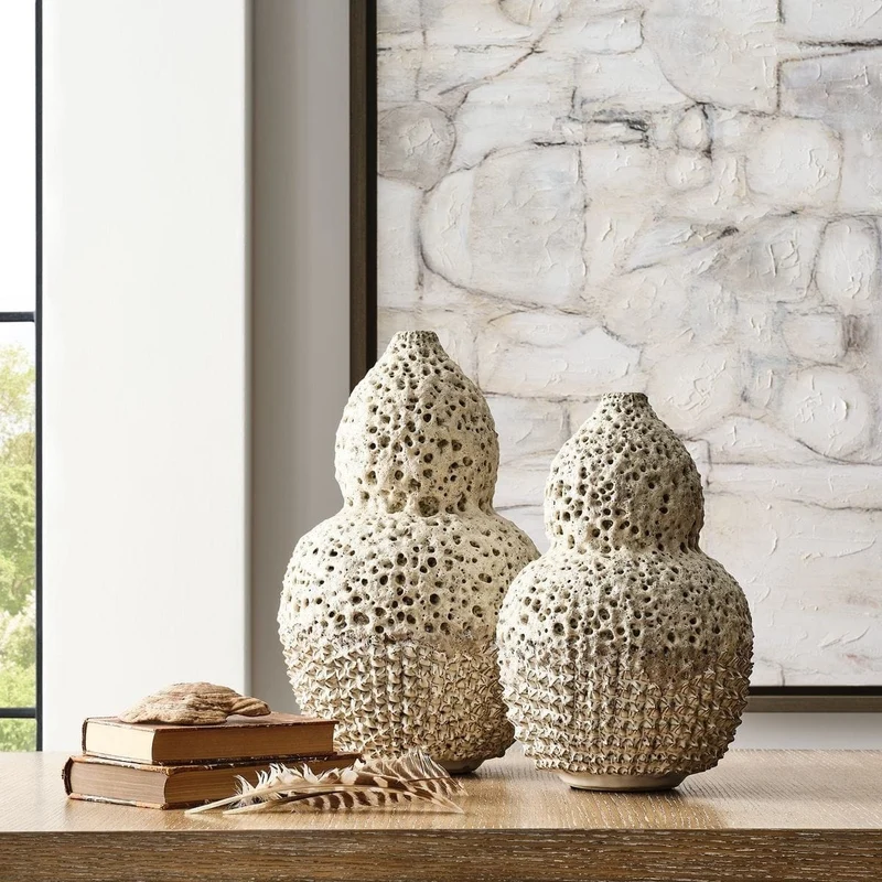 Out of my Gourd Vase in Off-White - Small