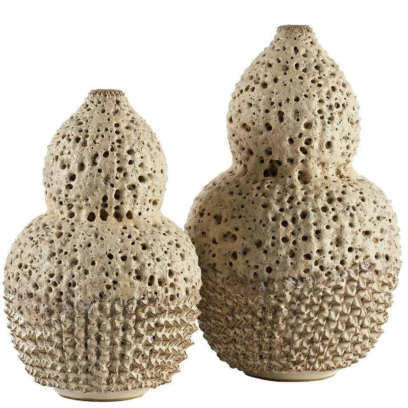 Out of my Gourd Vase in Off-White - Small