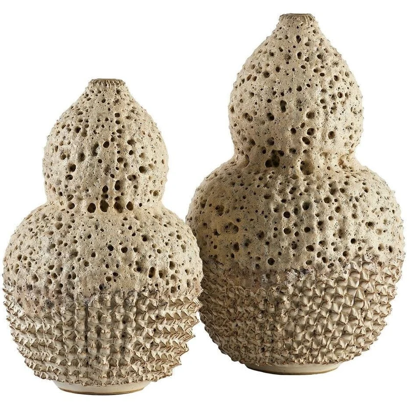 Out of my Gourd Vase in Off-White - Large