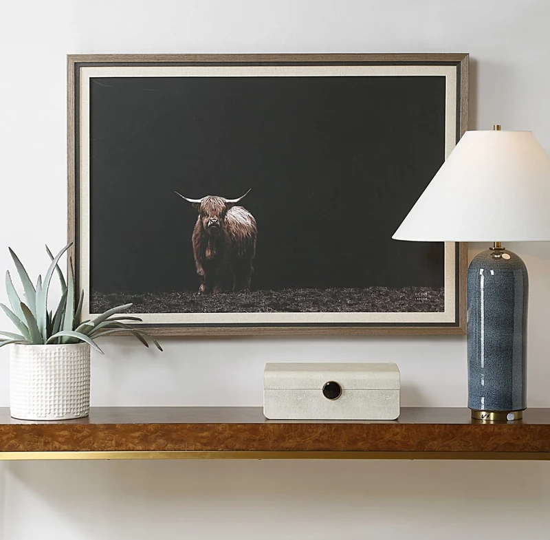King of the Hill Highland Cow Photography Print