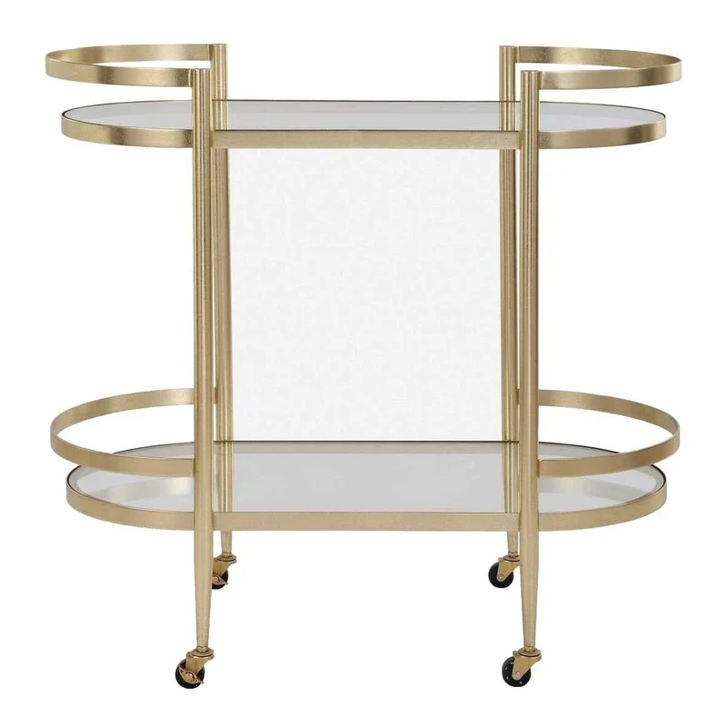 Isabelle Gold Bar Cart