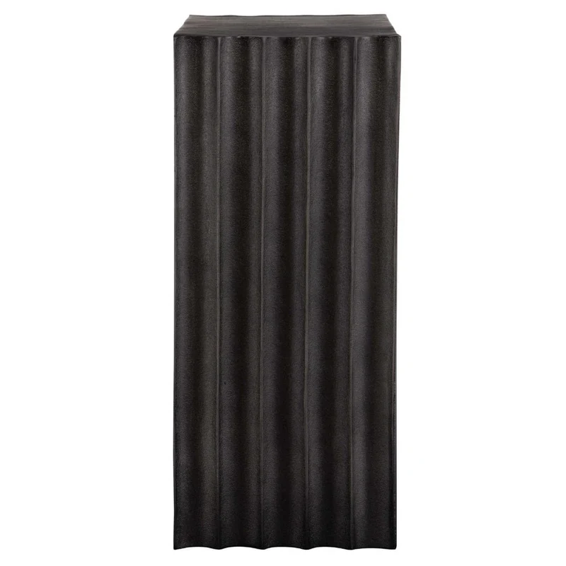 In The Groove Aluminum Accent Table
