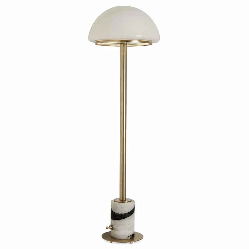 Mushroom Buffet Lamp - Panda Marble