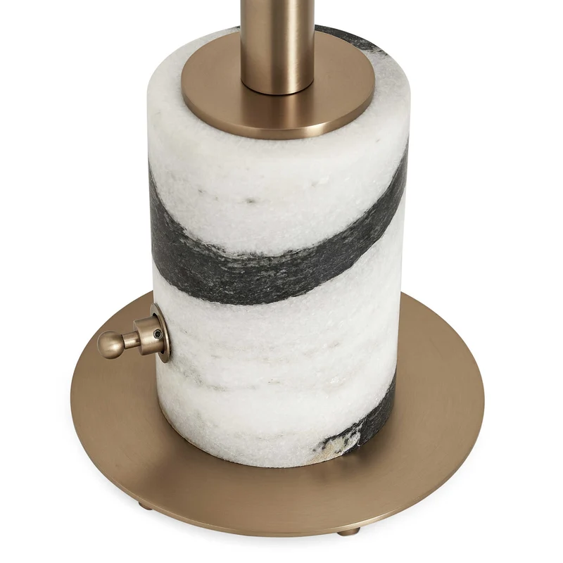 Mushroom Buffet Lamp - Panda Marble