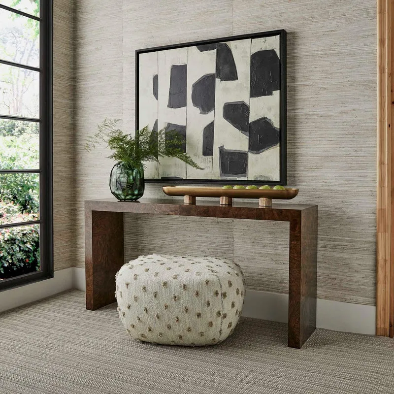Ingrain Console Table in Cocoa Brown