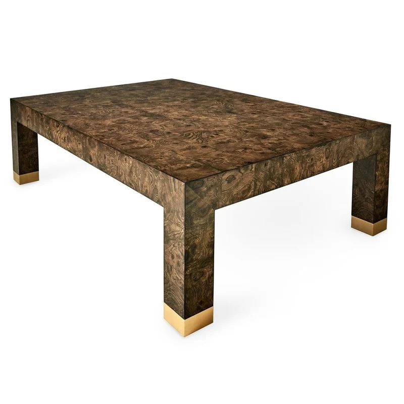 Ingrain Coffee Table in Cocoa Brown