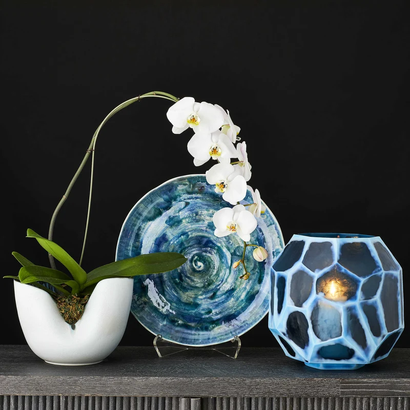 Indigo Vase - Medium