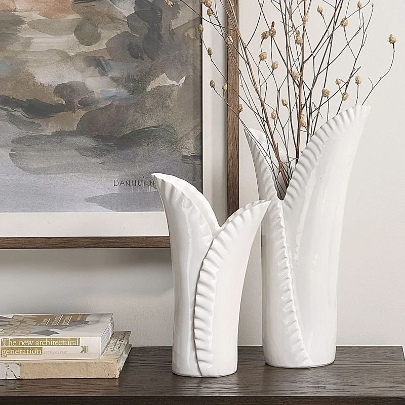 Leafscape Vases Set of 2