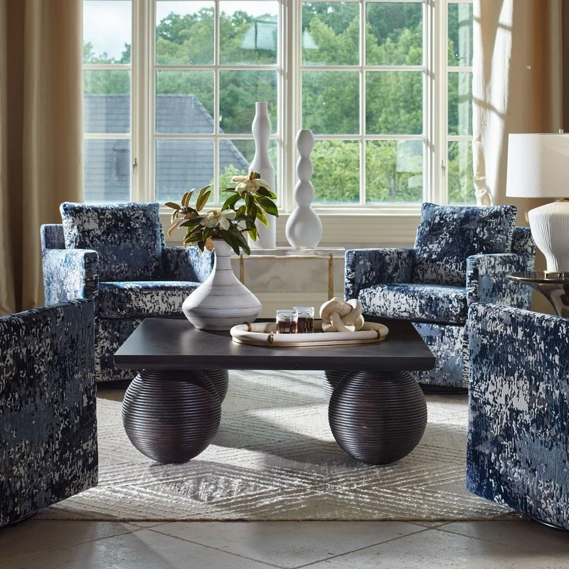 Kasson Sphere Leg Coffee Table