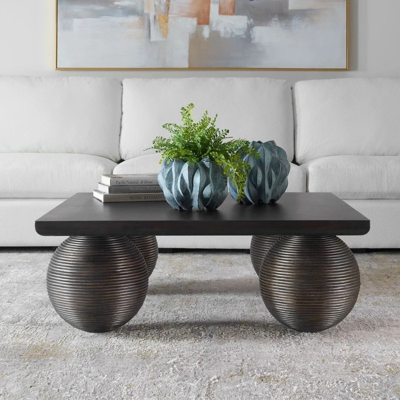 Kasson Sphere Leg Coffee Table