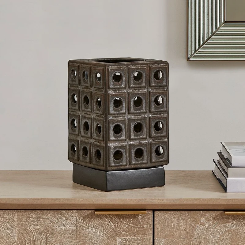Lattice Indoor-Outdoor Lantern Candleholder