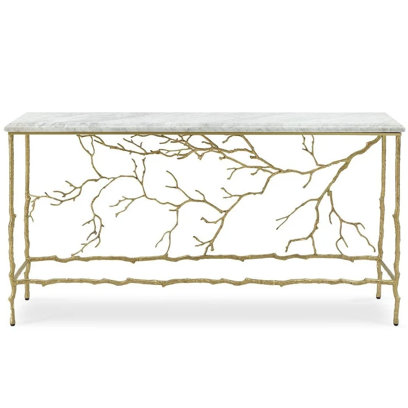 Golden Chestnut Console Table