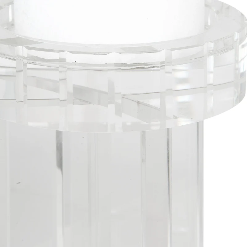 Crystal Pillar Candleholders, Set/2