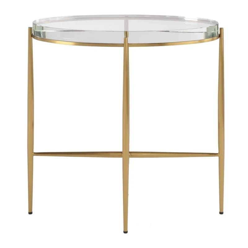 Crystal Clear Accent Table