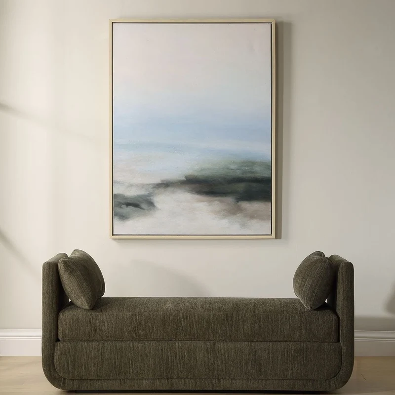 Crossing Paths Coastal Landscape Painting