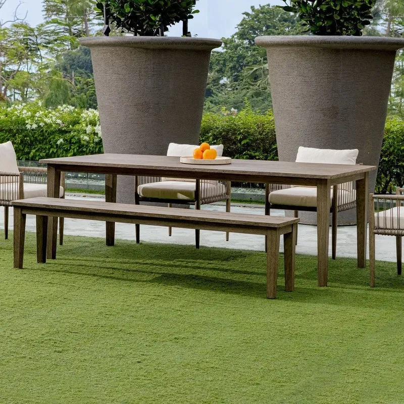Forsyth Indoor/Outdoor Dining Table in Dark Grey