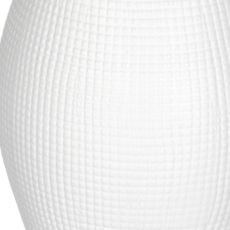 Forma Indoor-Outdoor White Ceramic Vases, Large, Set of 2