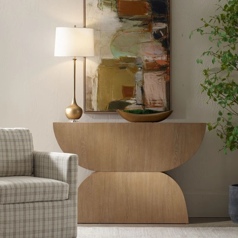 Ciano Modern Console Table in Wood