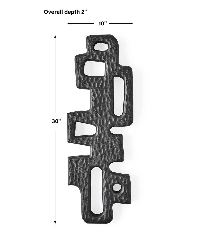 Chiseled Silhouette Wall Sculpture - Large