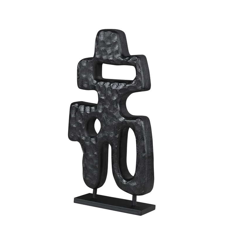 Chiseled Silhouette Sculpture - Small