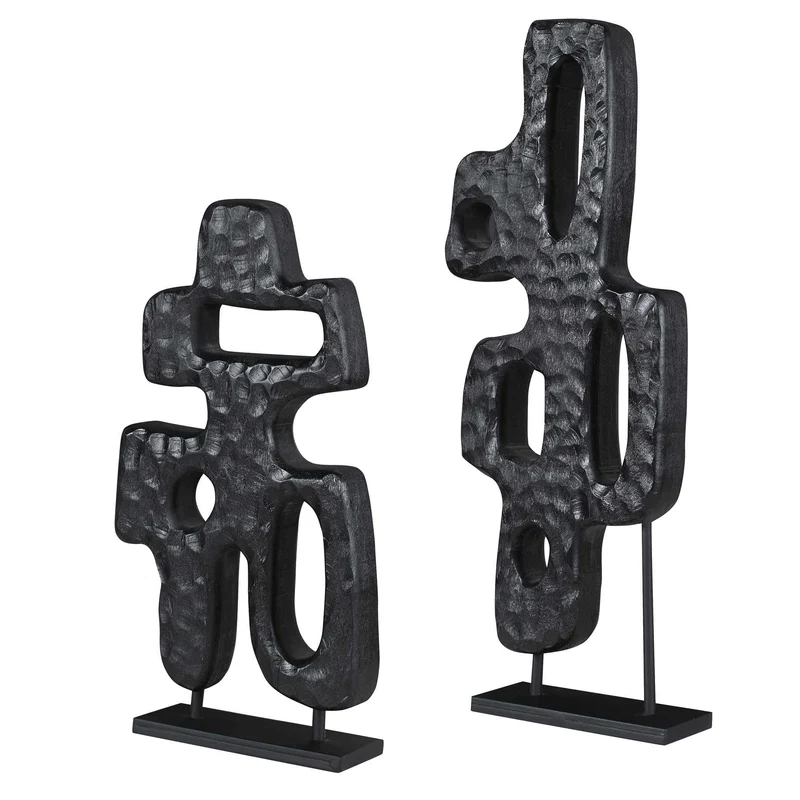 Chiseled Silhouette Sculpture - Small