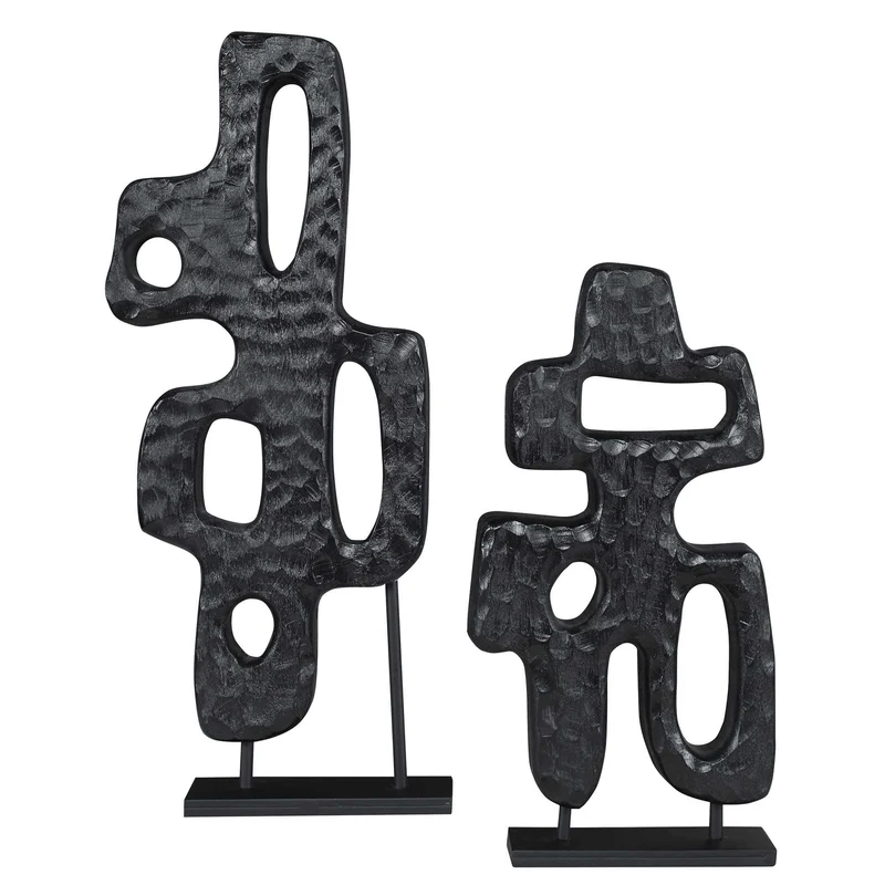 Chiseled Silhouette Sculpture - Medium