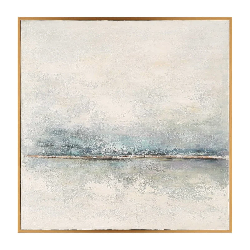 Foggy Morning Hand Painted Canvas
