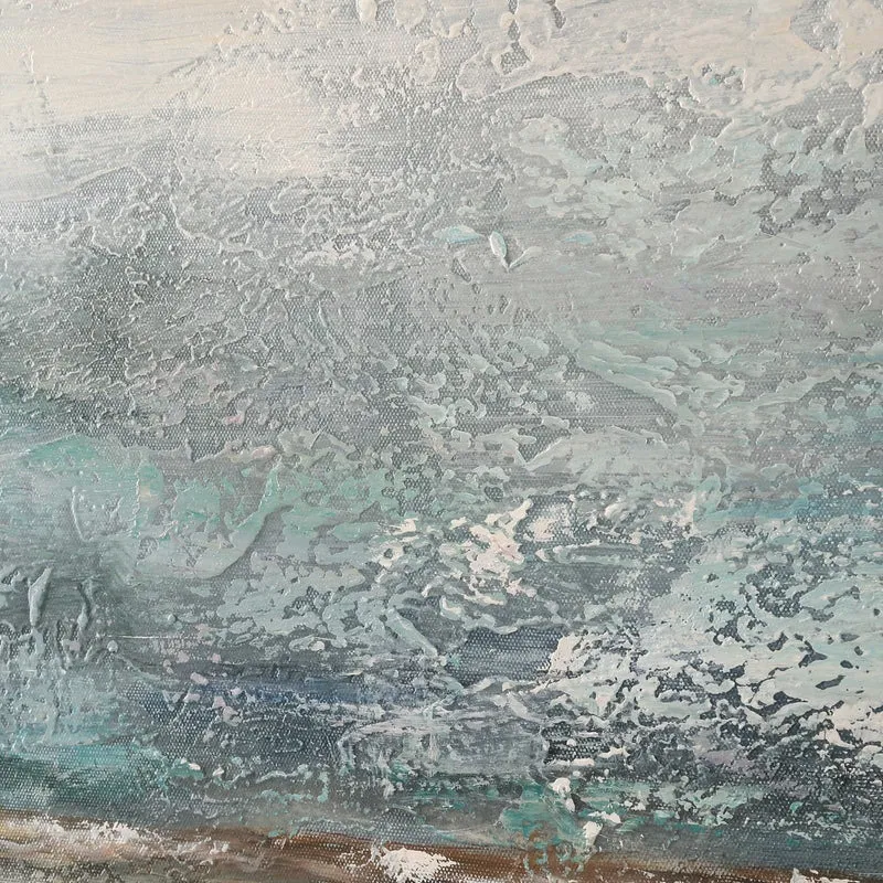 Foggy Morning Hand Painted Canvas