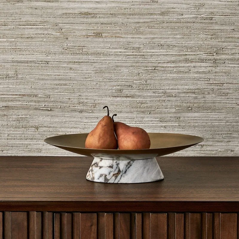 Coup de Grace Low Bowl - White Chocolate Marble