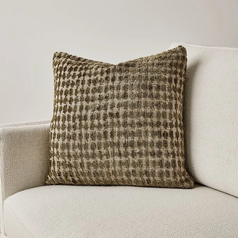 Cotton Patch Cushion in Clover