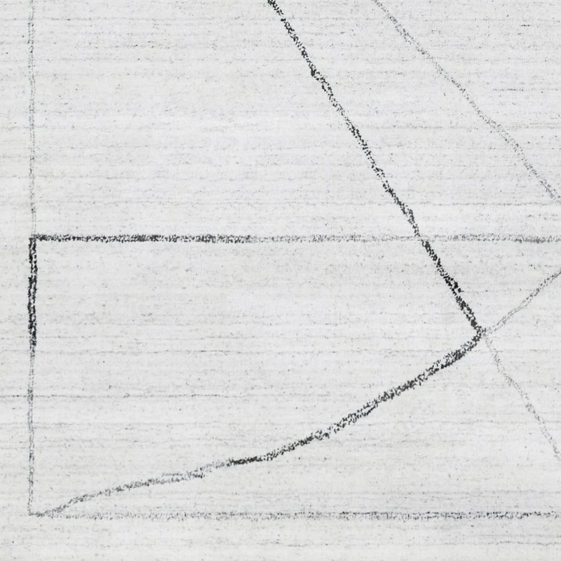 Costilla Modern White 6 X 9 Rug