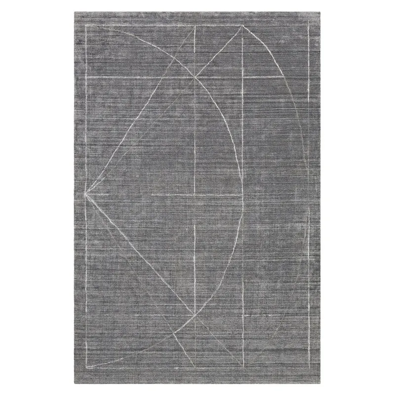 Costilla Modern Rug in Grey - 244 x 305 cm