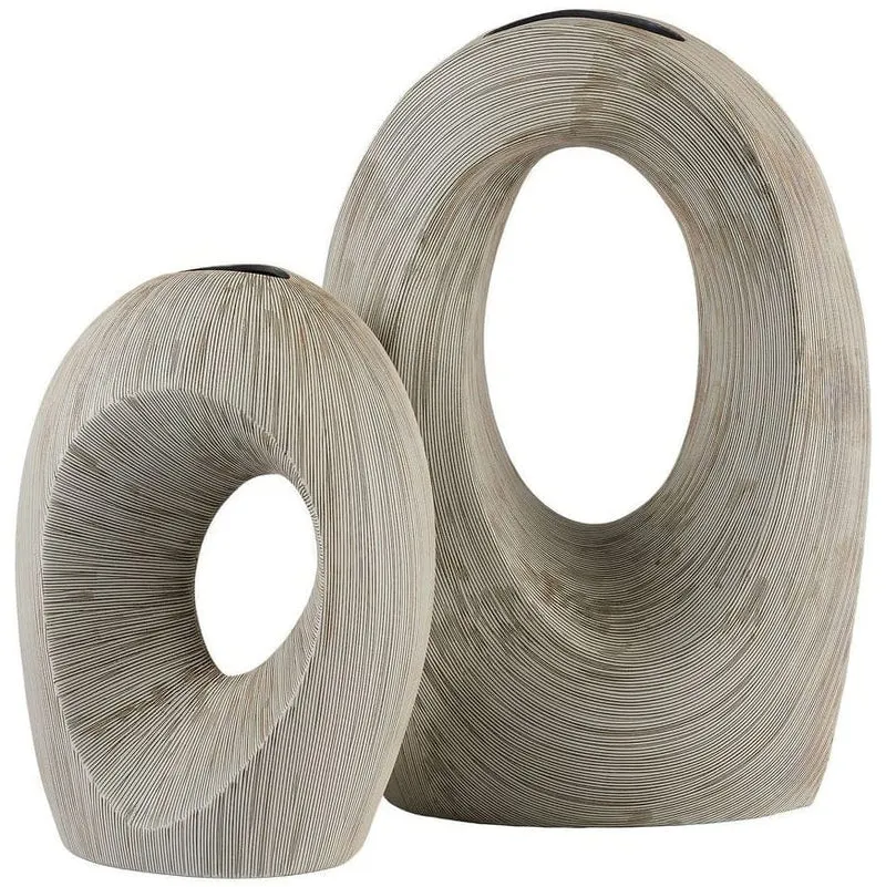 Dual Portals Vases - Set of 2