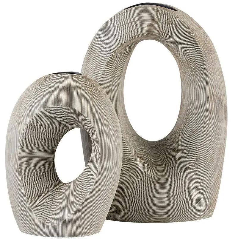 Dual Portals Vases - Set of 2