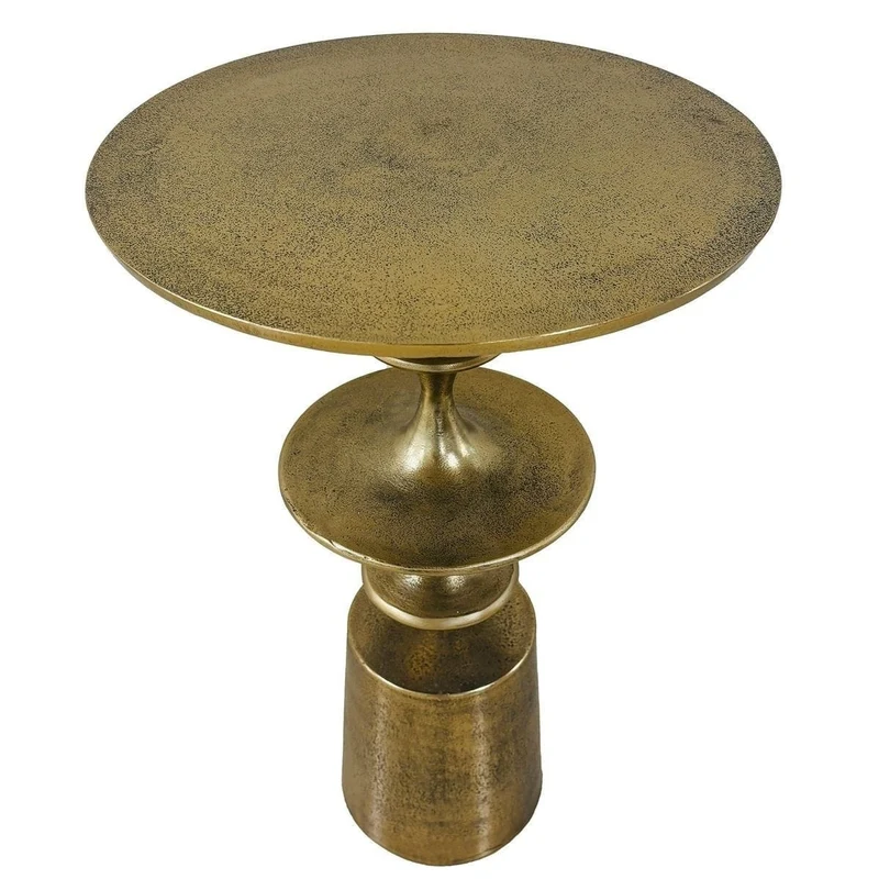 Flight Accent Table in Brass