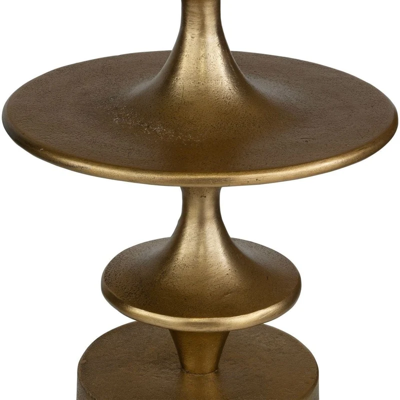 Flight Accent Table in Brass