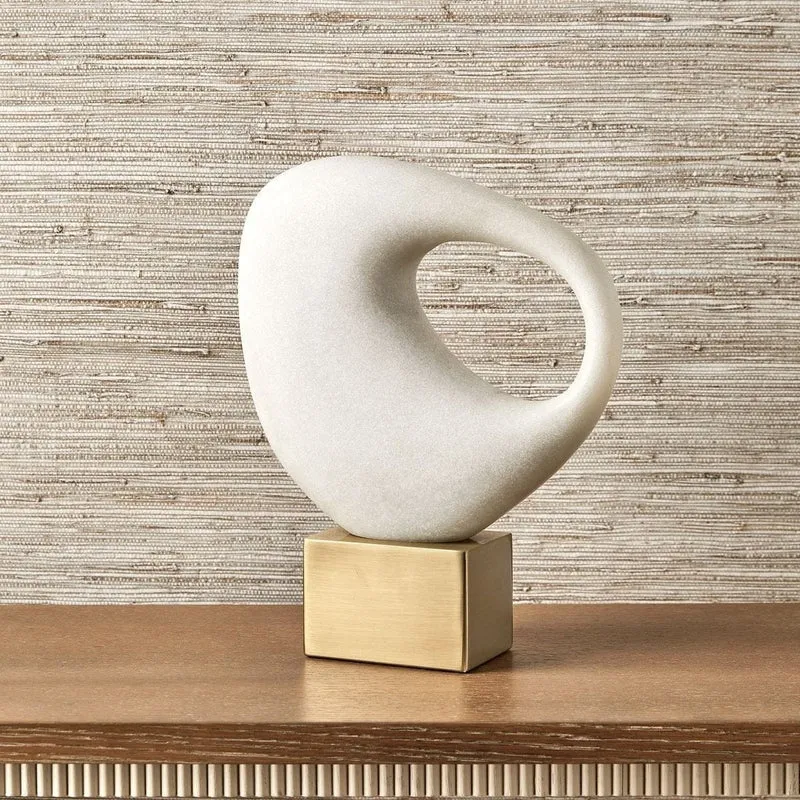 Contemporary Lounging Stone Sculpture