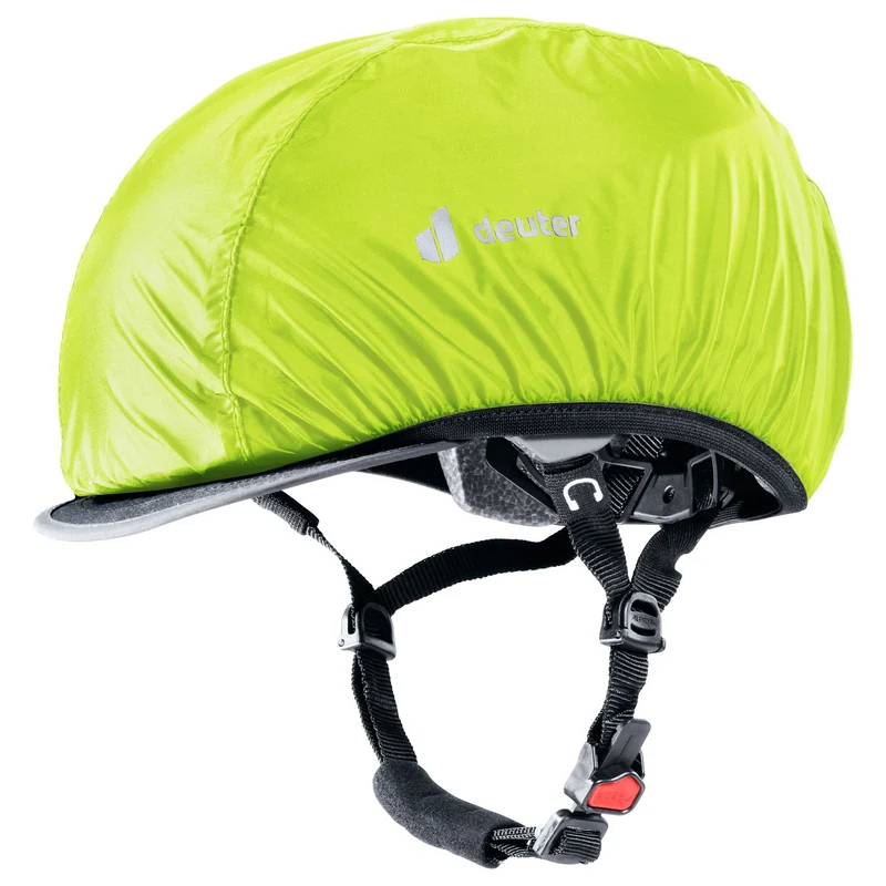 Deuter Helmet Cover - Cubierta para casco de bicicleta 28 cm (neon)