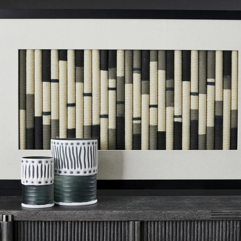Flaxen Scroll Shadow Box