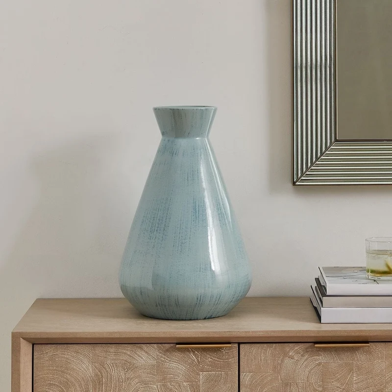 Flare Spire Indoor-Outdoor Ceramic Vase
