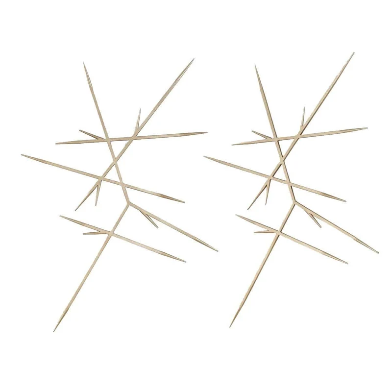 Fireworks Silver Wall Décor, Set of 2