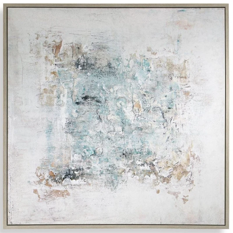 Find Me Here Abstract Framed Canvas Art