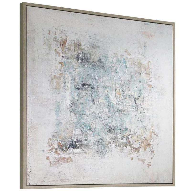Find Me Here Abstract Framed Canvas Art