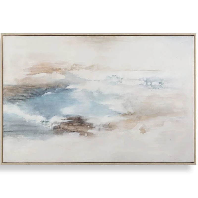 Chasing Blue Coastal Canvas Art