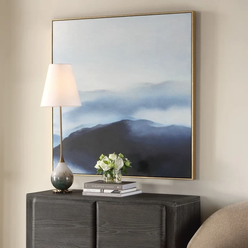 Cold Shoulder Hand Painted Landscape Art