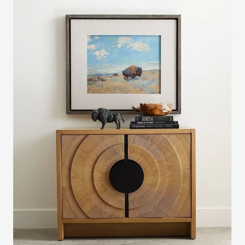 Buffalo Framed Canvas