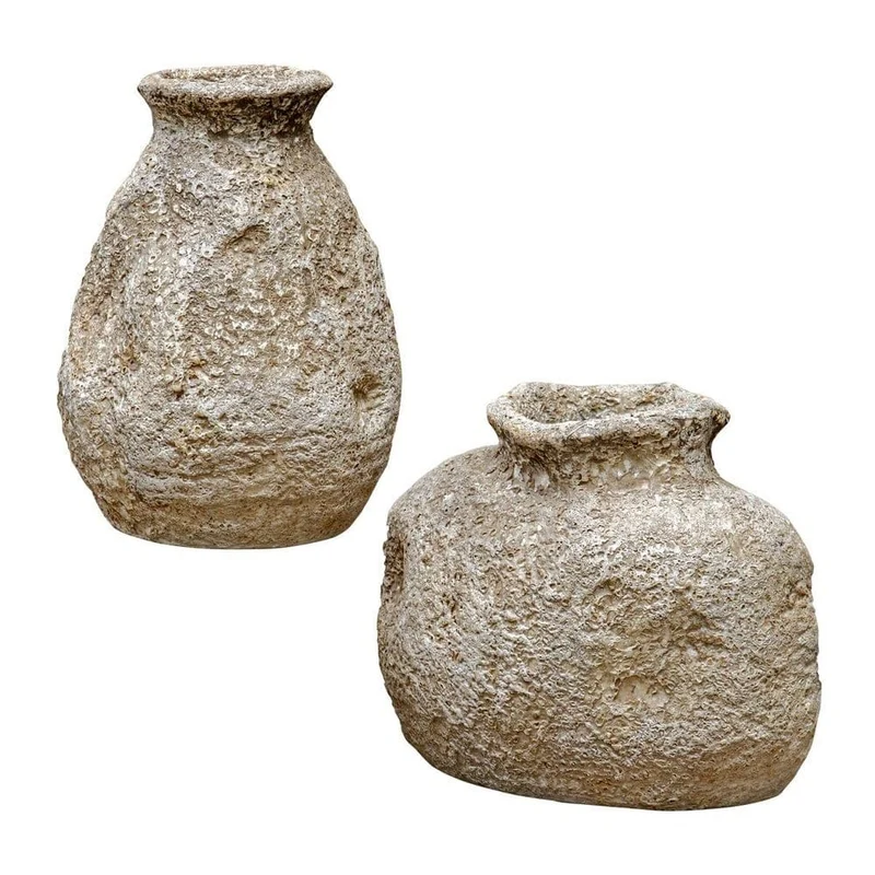 Anchient Echos Indoor-Outdoor Vases Set of 2