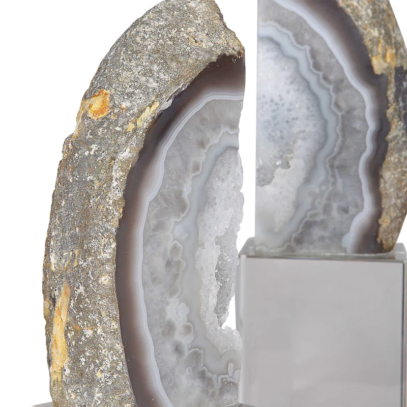 Amiya Bookends, Set of 2